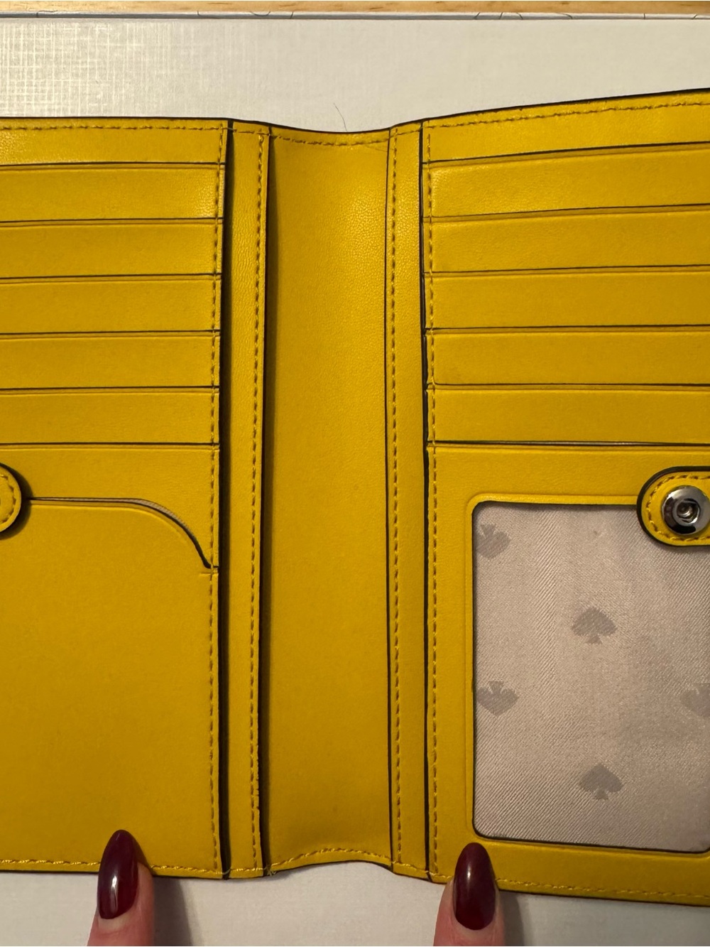 Kate Spade Yellow Leather Wallet